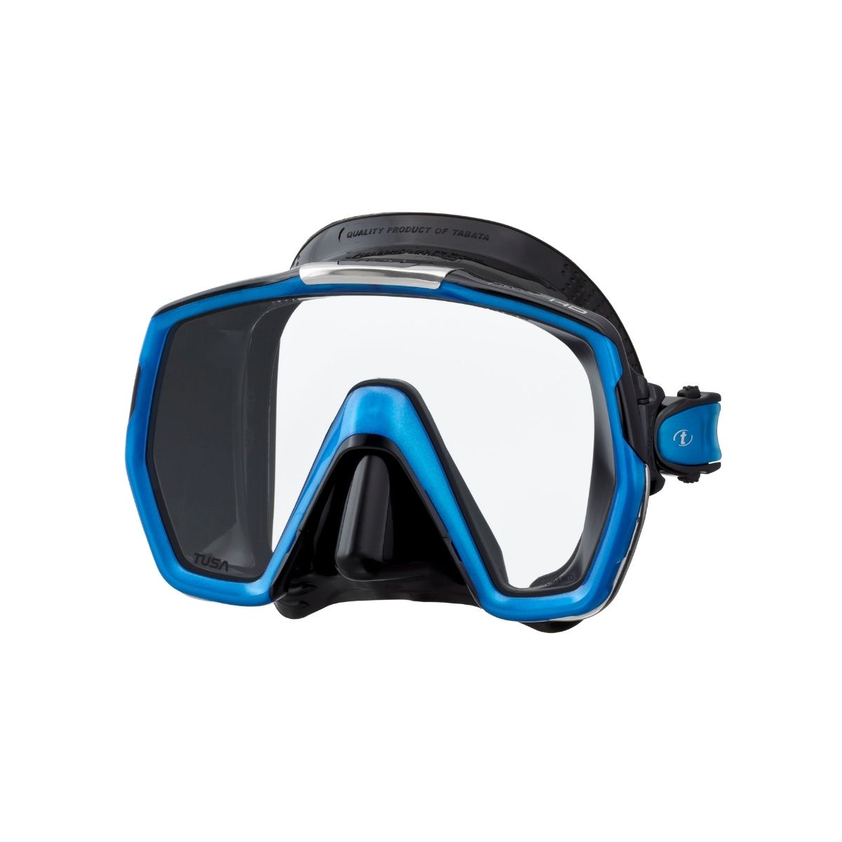 Fish Tail Blue for sale online TUSA M1001 Freedom HD Scuba Diving Mask Black Silicone 